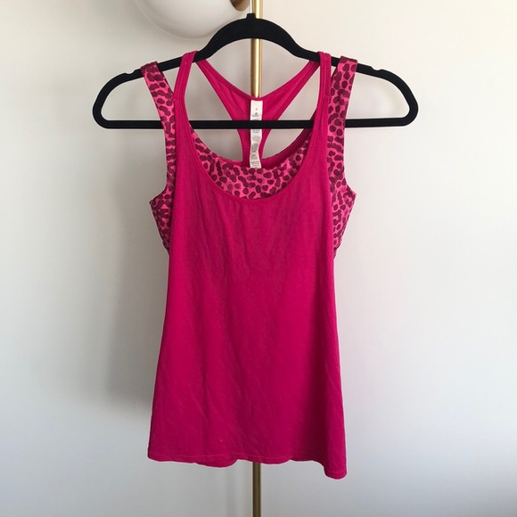 Lululemon All Sport Support Tank Size 6 Magenta - Picture 6 of 10